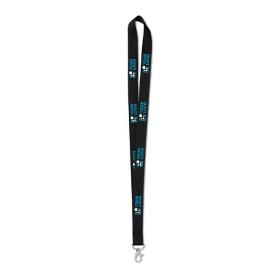 Lanyard personalizado barato color Negro