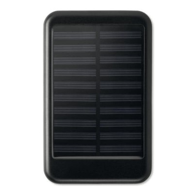 Powerbank promocional solar 4000 mAh color Negro tercera vista