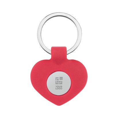 Llavero en forma de corazón con sorpresa
