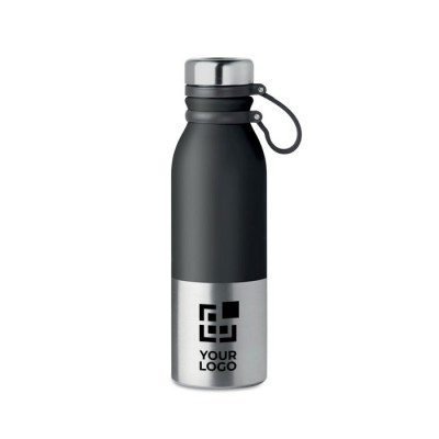 Botella térmica Acero inox de 600ml Profe personalizada huellas