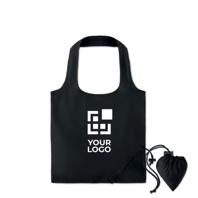 Bolsa plegable de algodón a color con logo