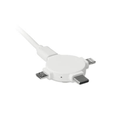 Adaptador 3 conectores impresión a color