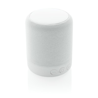 Altavoz inalámbrico con micrófono color blanco