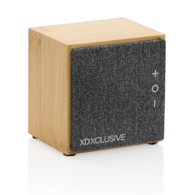 Altavoz pequeño para empresa color madera