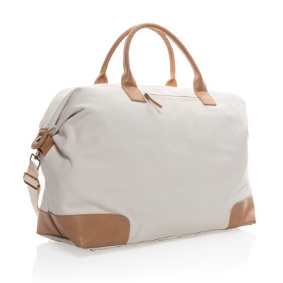Bolsa de viaje fabricada en lona reciclada