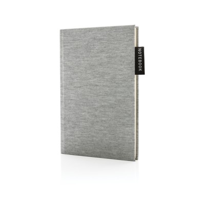 Cuadernos A5 promocionales tapa dura color gris