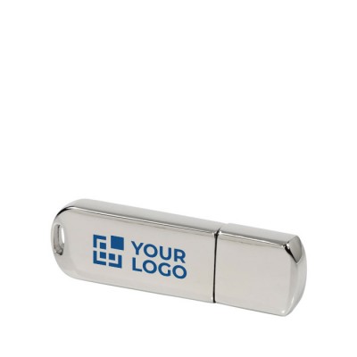 Minimalista usb de metal con logo