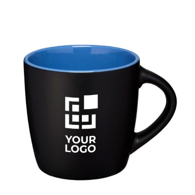 Taza bicolor grabada o con logo impreso vista principal