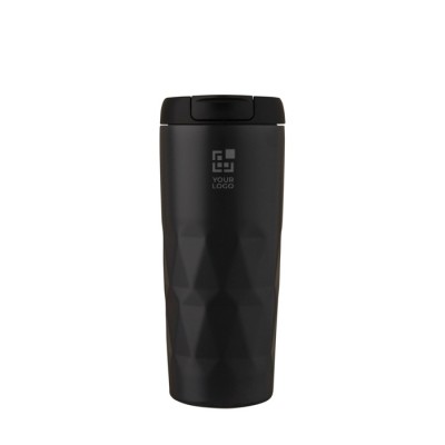 Colorido vaso isotérmico geométrico vista principal Colorido vaso isotérmico geométrico vista principal