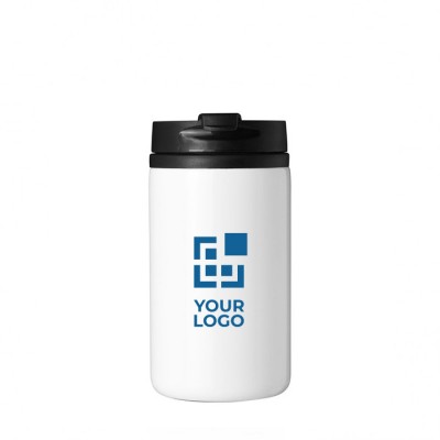 Vaso térmico de acero inoxidable reciclado con tapa giratoria 250ml