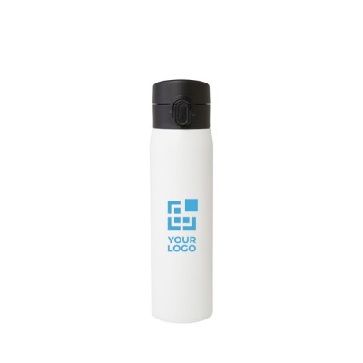 Termo de acero inoxidable reciclado con apertura de botón 450ml