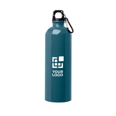 Botella de acero inoxidable reciclado con mosquetón 750ml