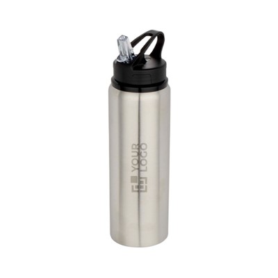 Botella de acero inoxidable reciclado de pared simple 800ml Botella de acero inoxidable reciclado de pared simple 800ml