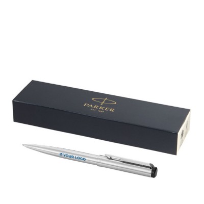 El bolígrafo ideal para comerciales color plateado