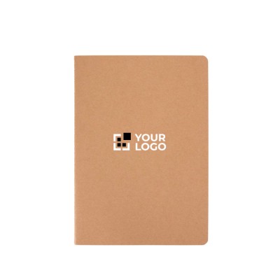 Libreta de papel kraft con lomo cosido visible A5 hojas a rayas Libreta de papel kraft con lomo cosido visible A5 hojas a rayas