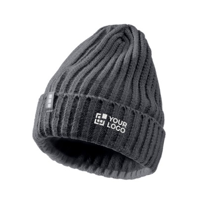 Gorro de punto acanalado elástico y flexible Elevate Life