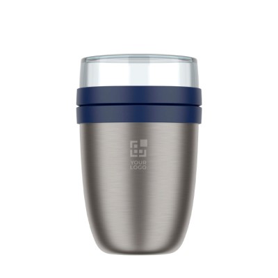 Fiambrera térmica con doble compartimento separado 700ml Mepal Ellipse 2.0