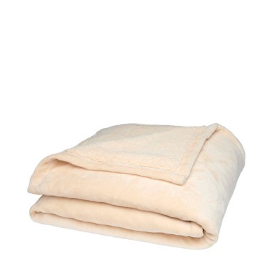 Manta de sherpa reciclada con tacto agradable y cómodo 126 x 152 cm Manta de sherpa reciclada con tacto agradable y cómodo 126 x 152 cm