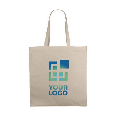 Bolsa de algodón de asas largas 220 g/m2 vista principal