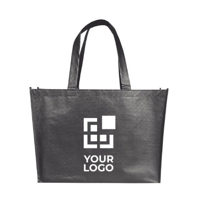 Bolsa de la compra non-woven tipo Tote color titanio