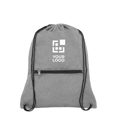 Mochila saco con efecto jaspeado vista principal