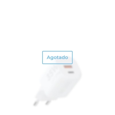 Enchufe cargador de plástico reciclado con 2 puertos 35W - Agotado