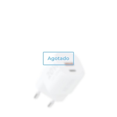 Enchufe cargador de plástico reciclado con 2 puertos 20W - Agotado