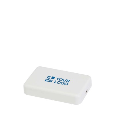 Powerbank inalámbrica magnética de plástico reciclado 10.000 mAh