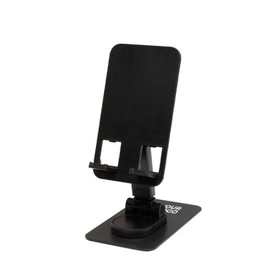 Soporte para teléfono plegable con soporte de metal y fijador de ángulo
