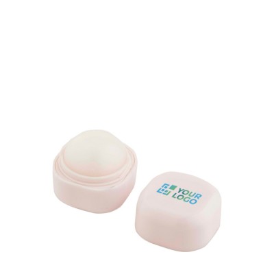 Bálsamo labial de vainilla con carcasa de plástico cuadrada FPS 15