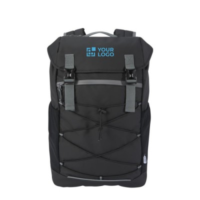 Mochila reciclada impermeable para PC con varios bolsillos 15,6”