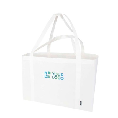 Bolsa de mano extragrande de poliéster reciclado con asas 65L