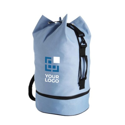 Petate con hombrera ajustable color azul real vista frontal