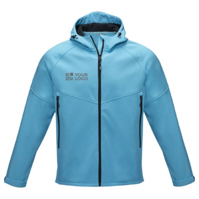 Chaquetas personalizadas soft shell recicladas vista principal