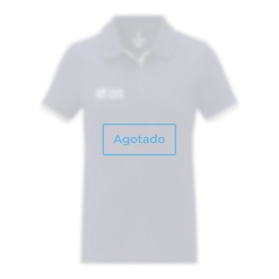 Polo dos tonos mujer algodón 200 g/m2 vista principal - Agotado