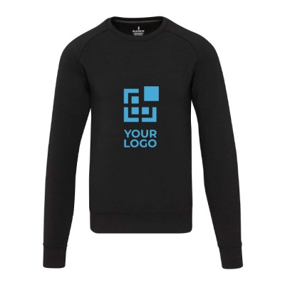 Jersey unisex de cuello redondo con tejido interlock 350 g/m2 Elevate Life 