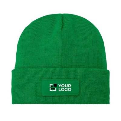 Gorro con parche y logotipo