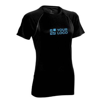 Camiseta mujer deporte personalizada color negro