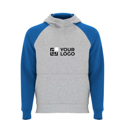 Sudadera infantil bicolor con capucha 280 g/m2 Roly Badet Sudadera infantil bicolor con capucha 280 g/m2 Roly Badet