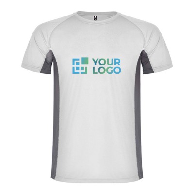 Camiseta deportiva infantil en bicolor de poliéster 140 g/m2 Roly vista principal