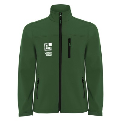 Chaqueta softshell de poliéster para hombre 300 g/m2 Roly vista principal