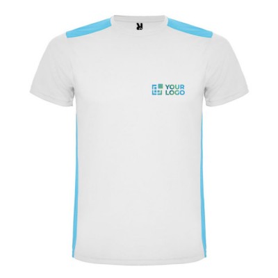Camiseta deportiva unisex de poliéster en manga corta 130 g/m2 Roly 