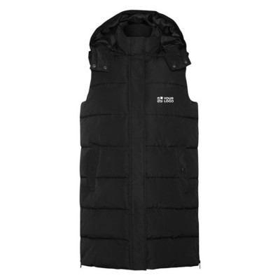 Chaleco térmico acolchado de poliéster con capucha para mujer Roly