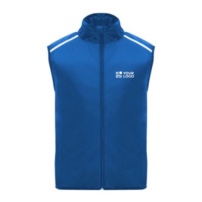 Chaleco de running cortavientos y transpirable unisex 70 g/m2 Roly