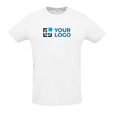 Camisetas técnicas personalizadas 130 g/m2 color blanco