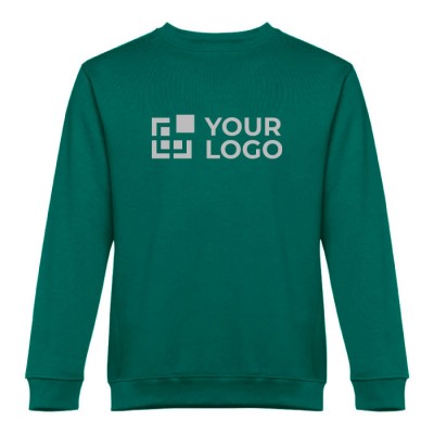 Sudadera poliéster y algodón 300 g/m2 color verde primera vista