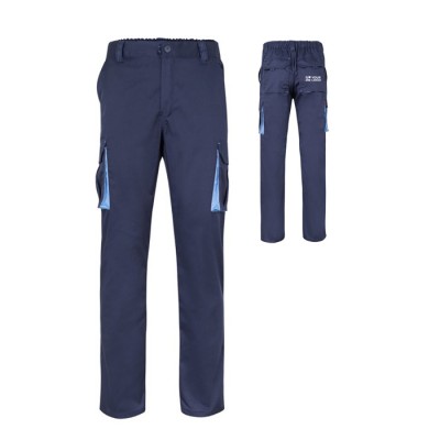 Pantalón laboral multibolsillos algodón y poliéster 200 g/m2 