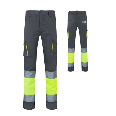 Pantalón de trabajo elástico extra grande con bolsillos 240 g/m2 