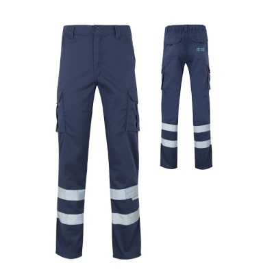 Pantalón de trabajo unisex con reflectantes 240 g/m2 