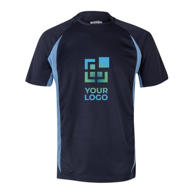 Camiseta de trabajo bicolor totalmente de poliéster de 160 g/m2 